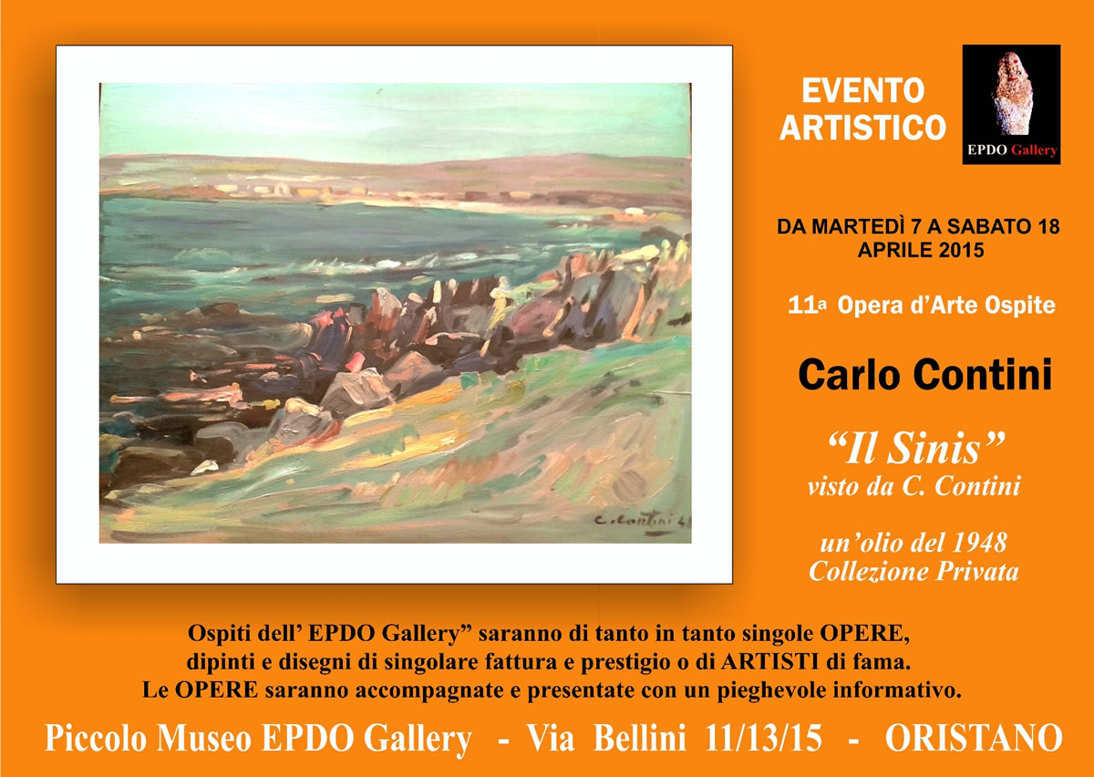 Carlo Contini - Museo EPDO Gallery - Via Bellini 15 ORISTANO